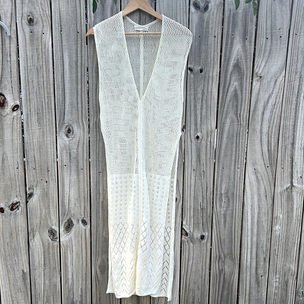 🪺🪺🪺ANTHROPOLOGIE HAND KNIT DUSTER SIZE XS NWOT 🪺🪺🪺